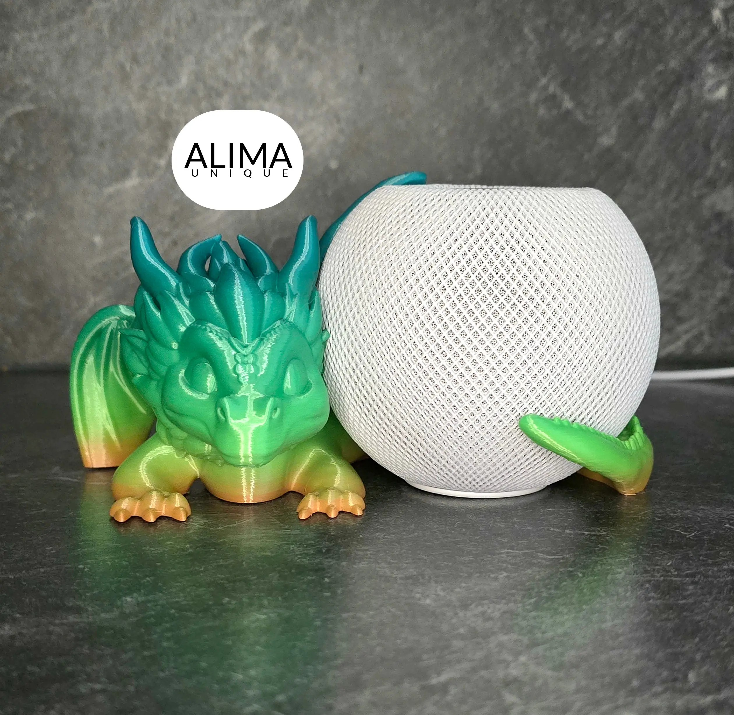 Drachenfigur "Unter den Flügeln von Hao" - kompatibel mit Apple Homepod mini