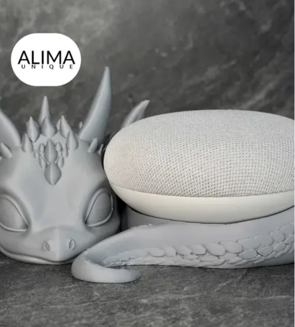 Drachenfigur "Baby Drache" - kompatibel mit google nest mini