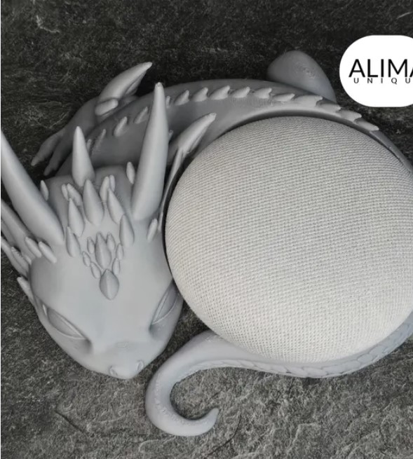 Drachenfigur "Baby Drache" - kompatibel mit google nest mini