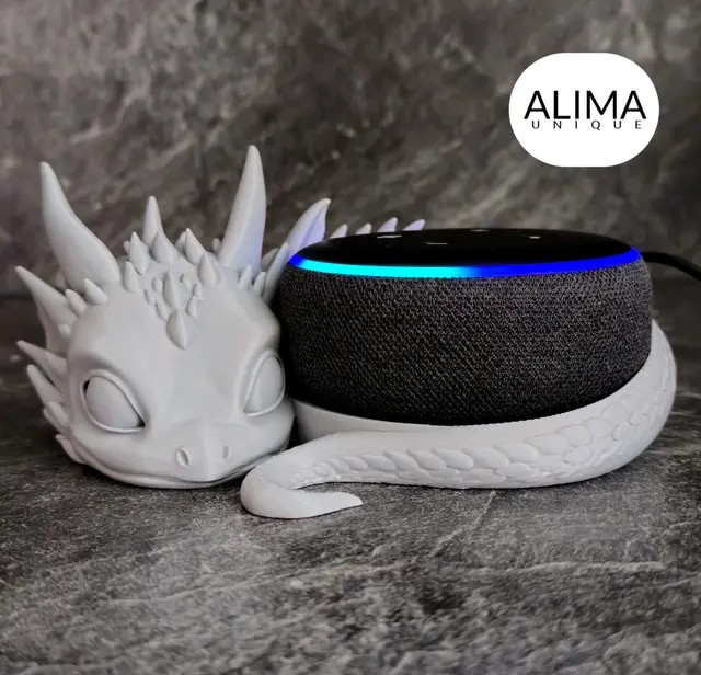 Drachenfigur "Babydrache" - kompatibel mit amazon dot 3
