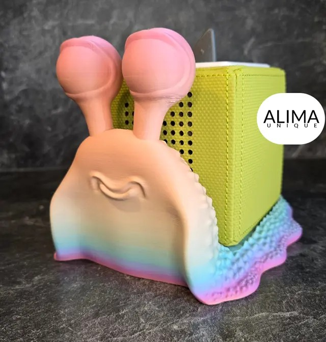 Tele Schleim Schnecke kompatibel mit Toniebox - 3D Druck mit Wunschfarben