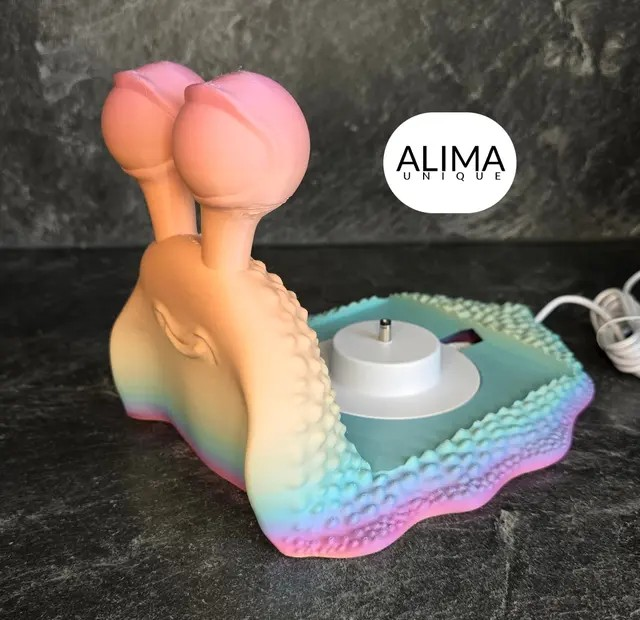 Tele Schleim Schnecke kompatibel mit Toniebox - 3D Druck mit Wunschfarben