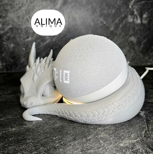 Drachenfigur "Baby Drache" - kompatibel mit Amazon Dot 5
