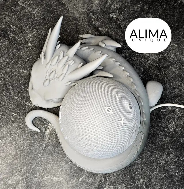Drachenfigur "Baby Drache" - kompatibel mit Amazon Dot 5
