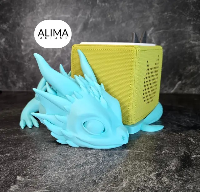 Kleiner Beschützer Babydrachen kompatibel mit Toniebox - 3D Druck mit Wunschfarben