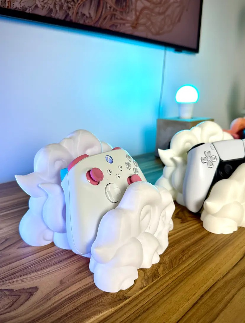Die Wolken Controller-Halterung kompatibel mit Playstation 5, XboX Series X, Nintendo Switch Pro Controller