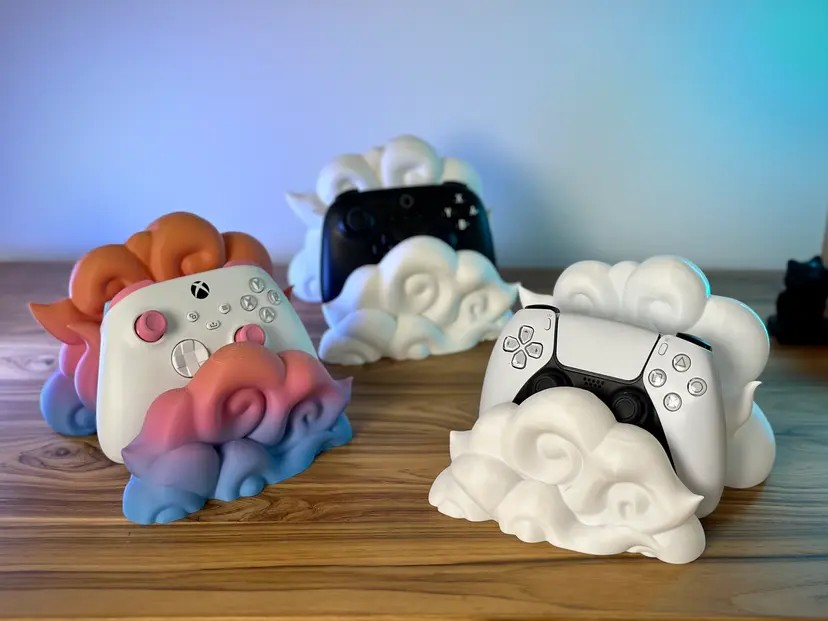 Die Wolken Controller-Halterung kompatibel mit Playstation 5, XboX Series X, Nintendo Switch Pro Controller