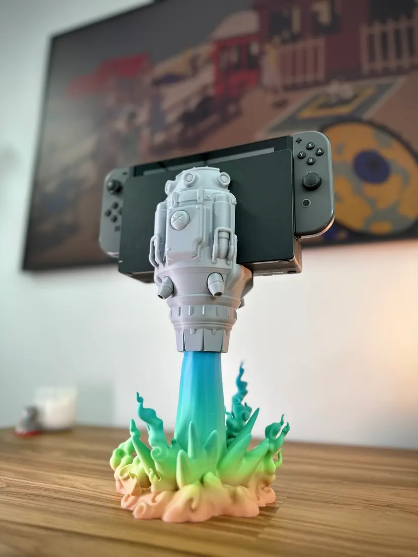 Abhebende Rakete Dockingstation - Konsolenhalterung kompatibel mit Nintendo Switch