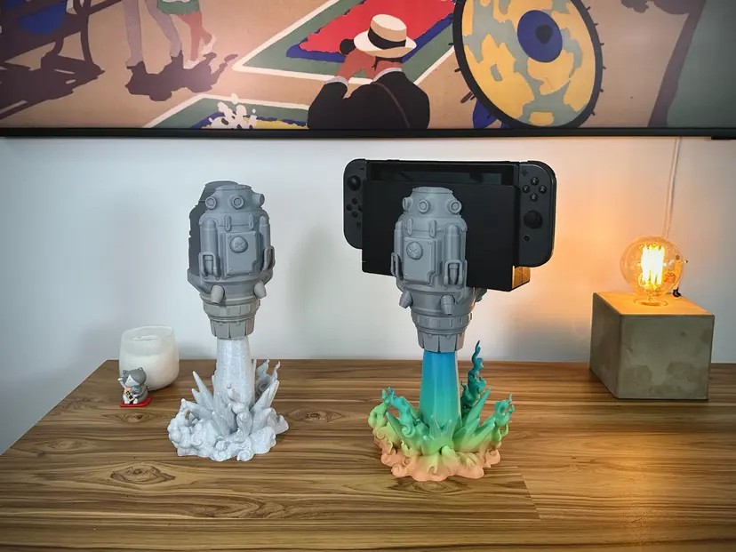 Abhebende Rakete Dockingstation -  Konsolenhalterung kompatibel mit Nintendo Switch