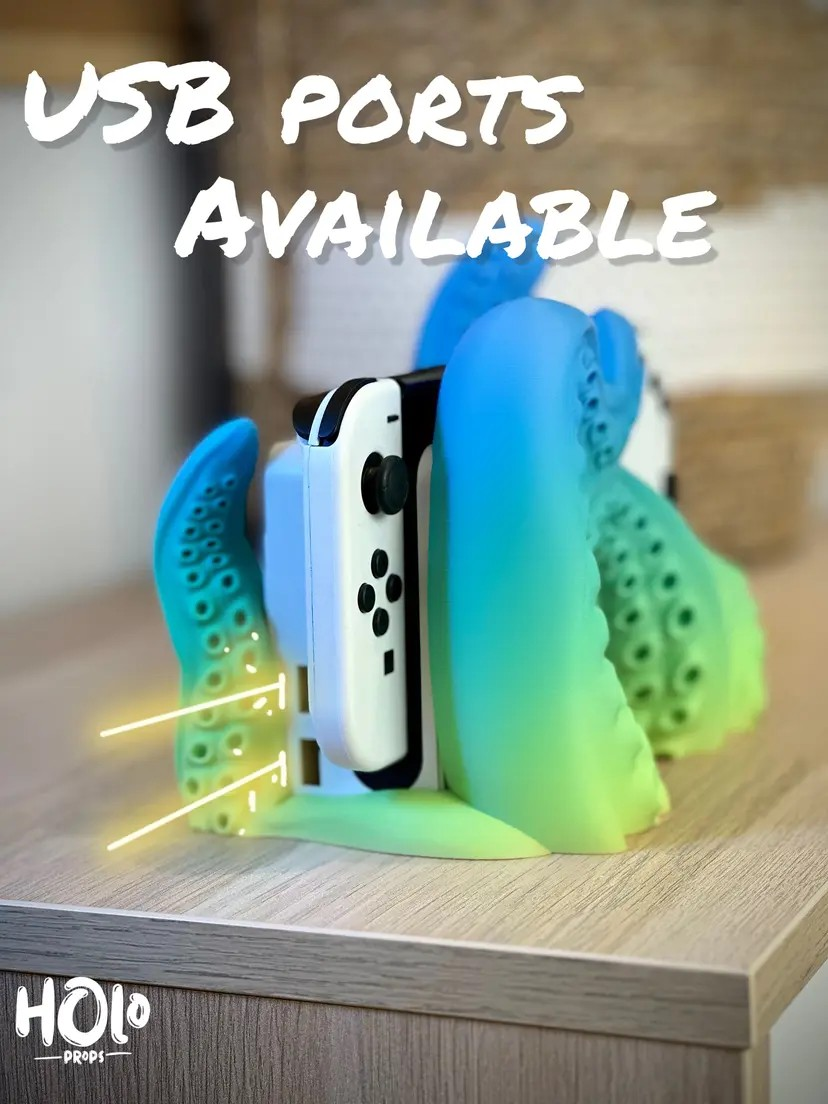 Konsolen Tentakel Halterung kompatibel mit Nintendo Switch OLED und Classic