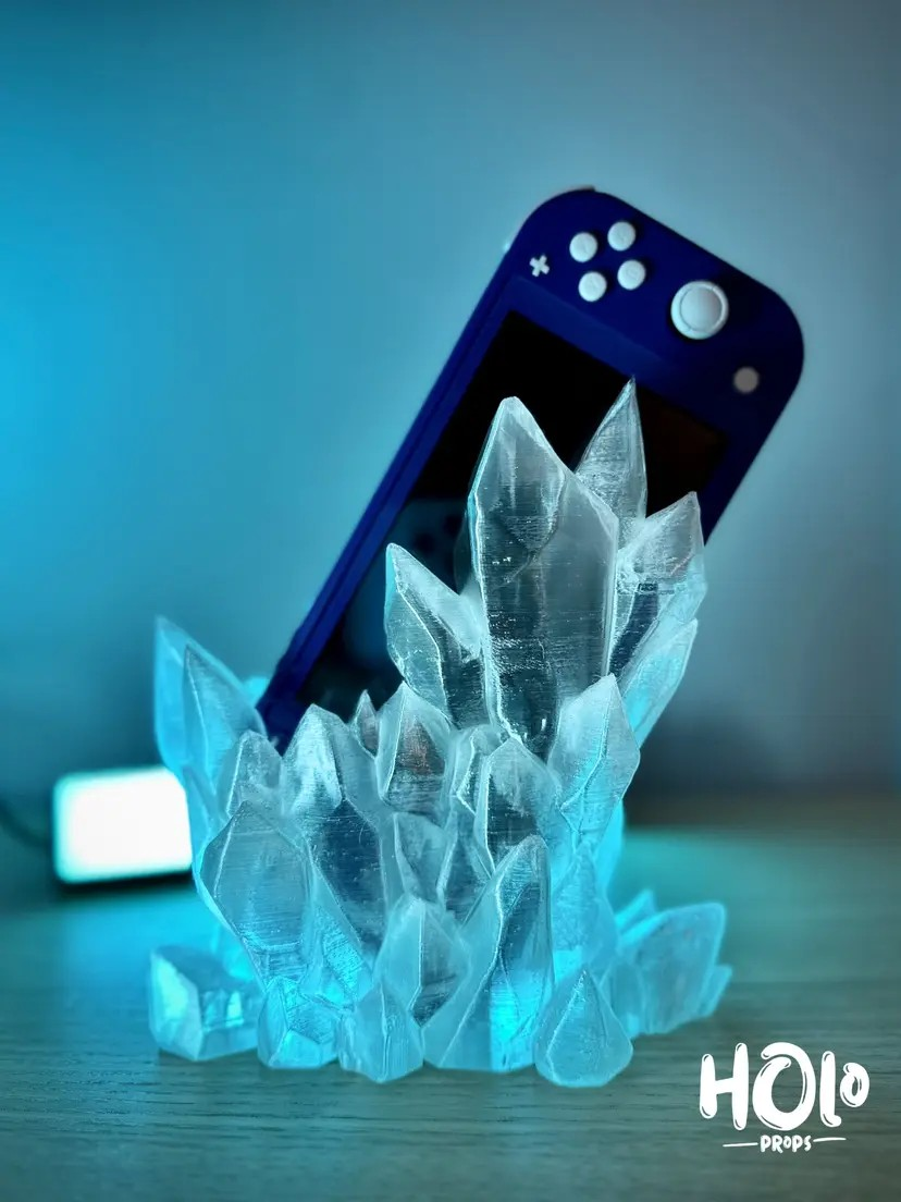 Konsolen Crystal - Kristall Halterung kompatibel mit Nintendo Switch Lite