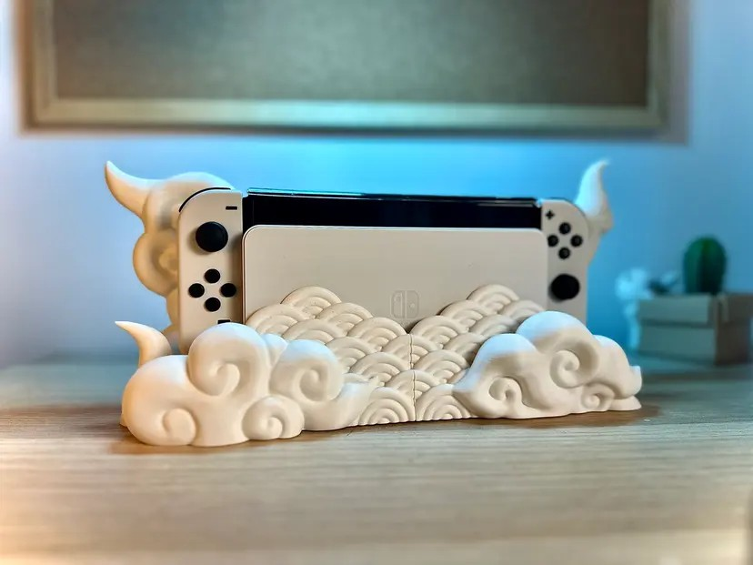 Konsolen Wolken Halterung kompatibel mit Nintendo Switch OLED und Classic