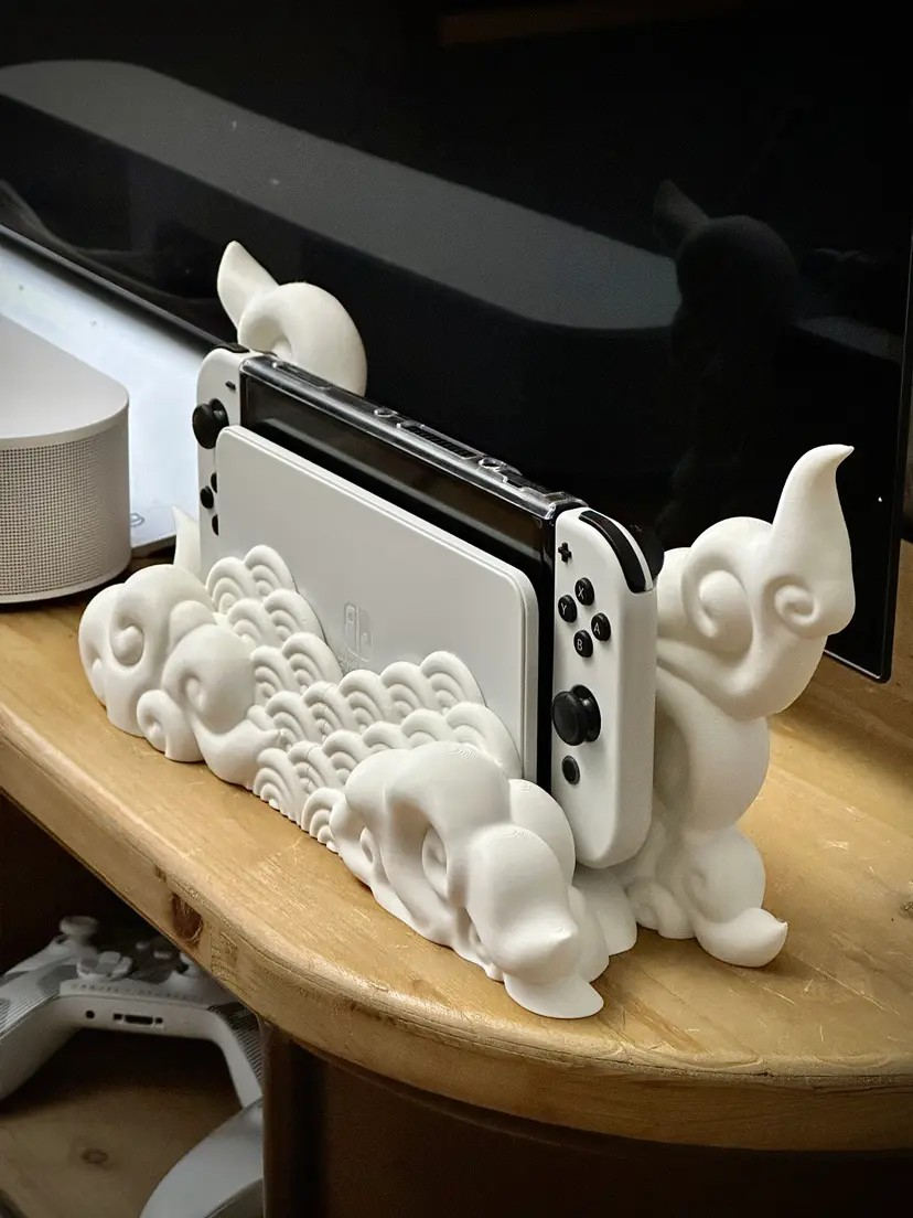 Konsolen Wolken Halterung kompatibel mit Nintendo Switch OLED und Classic