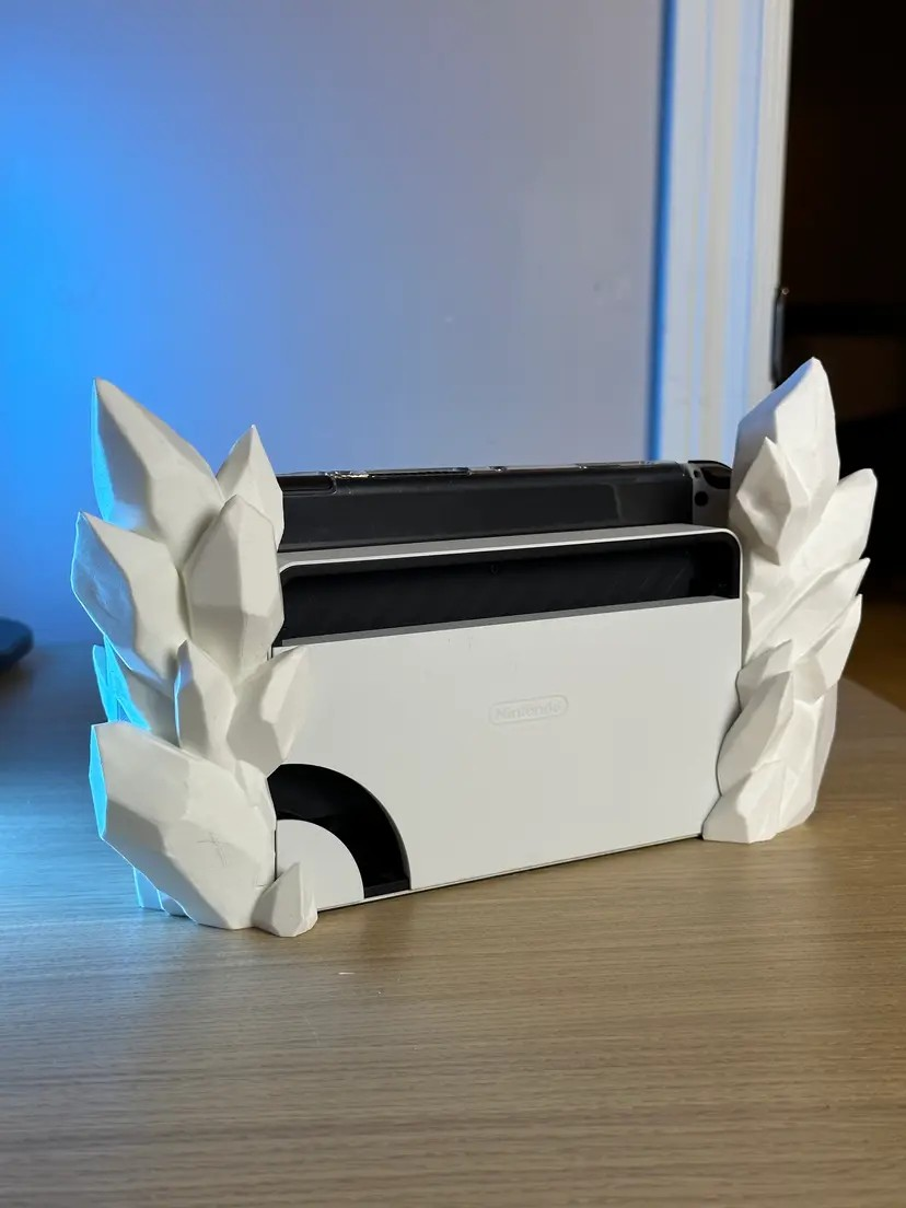 Konsolen Kristall Halterung kompatibel mit Nintendo Switch OLED und Classic