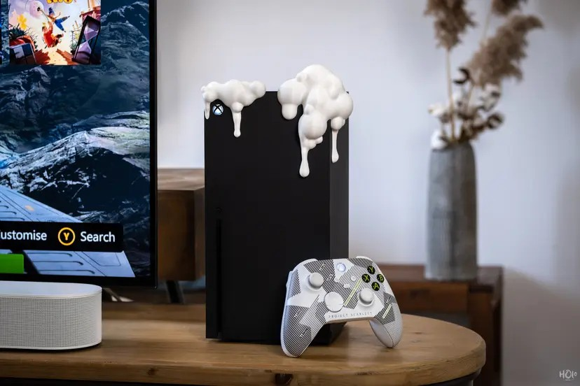 Konsolen Schleim Dekor  kompatibel mit XBoX Series X