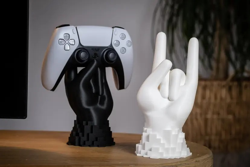 Die Hand - Halterung kompatibel mit Playstation 5, XboX Series X, Nintendo Switch Pro Controller