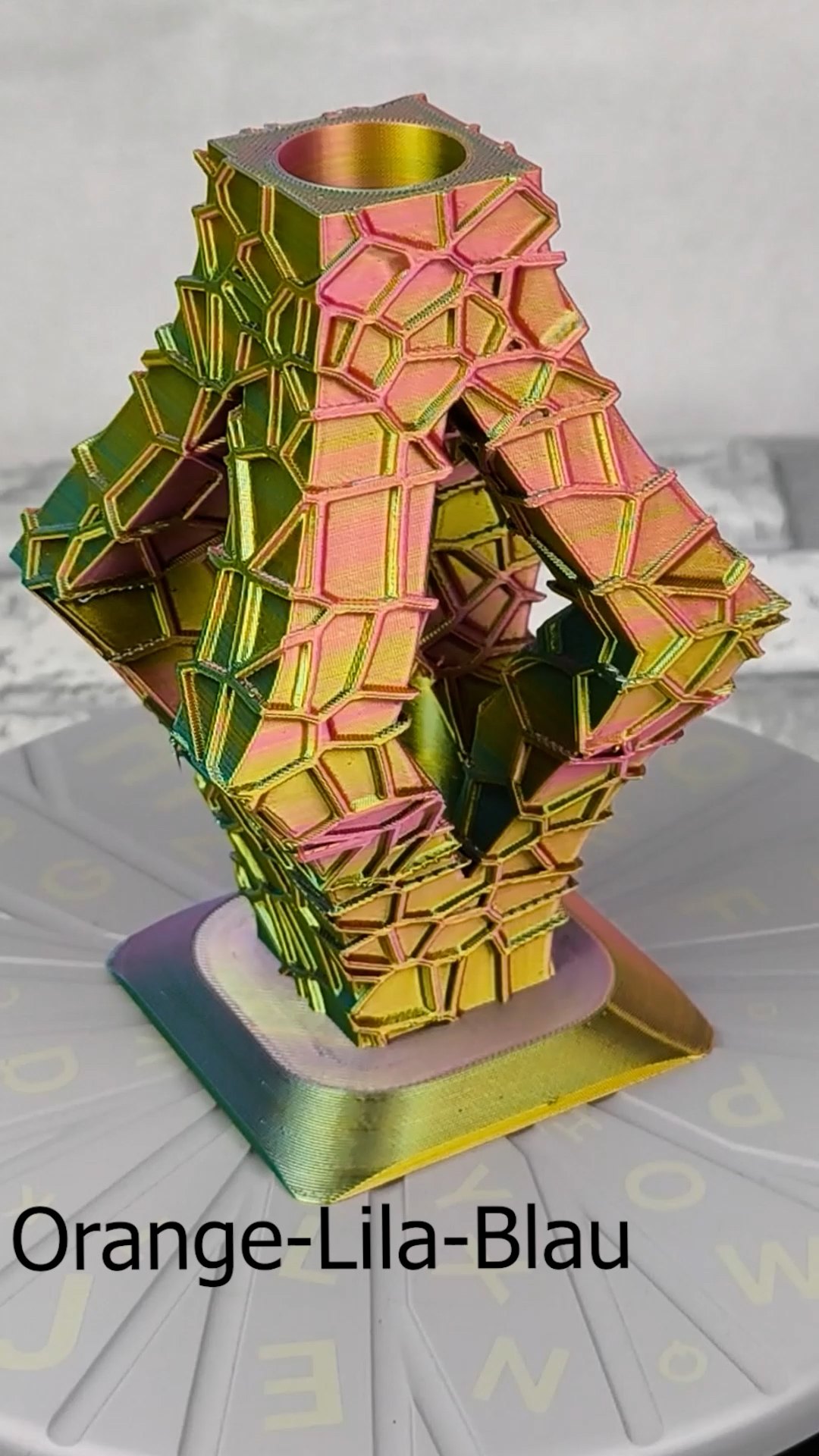 Vase Trocken- und Kunst Blumen Wunschfarbe Moderne geometrischen Design Avari
