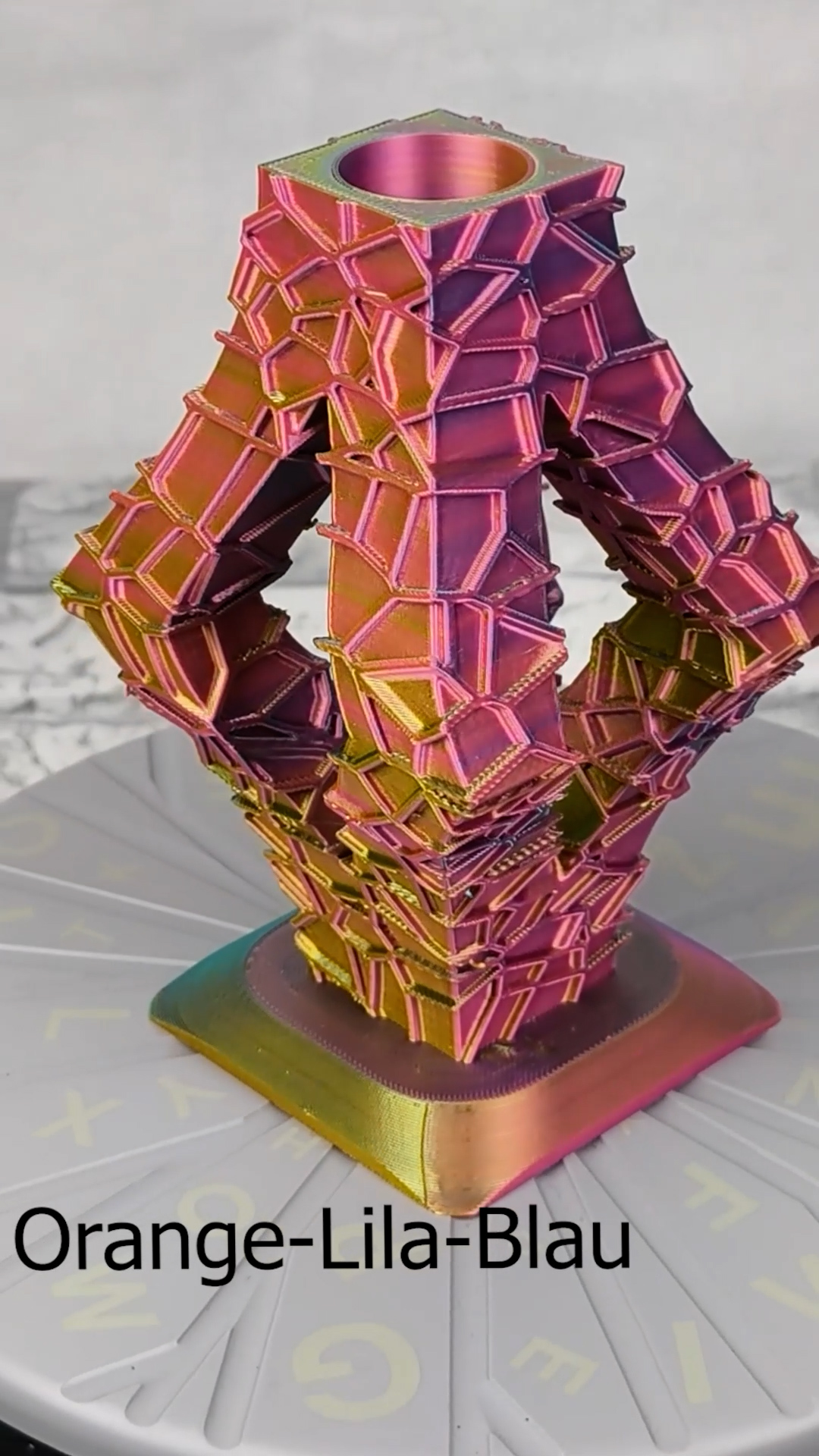 Vase Trocken- und Kunst Blumen Wunschfarbe Moderne geometrischen Design Avari