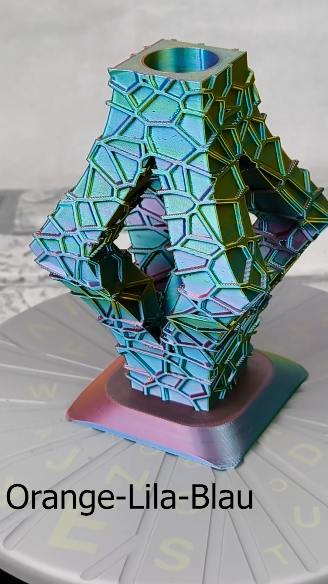Vase Trocken- und Kunst Blumen Wunschfarbe Moderne geometrischen Design Avari