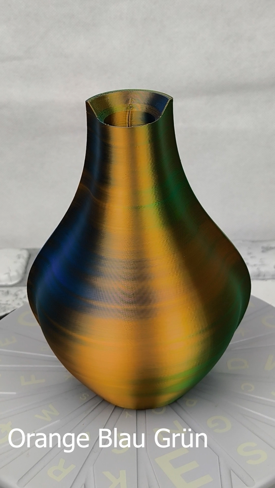 Vase Trocken- und Kunst Blumen Wunschfarbe Moderne geometrischen Design Vorvase