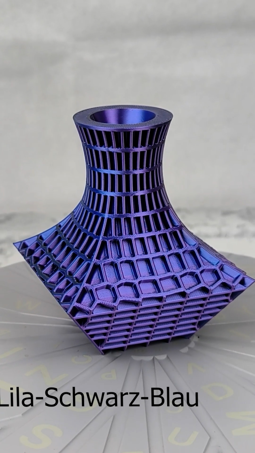 Vase Trocken- und Kunst Blumen Wunschfarbe Moderne geometrischen Design Juvovase