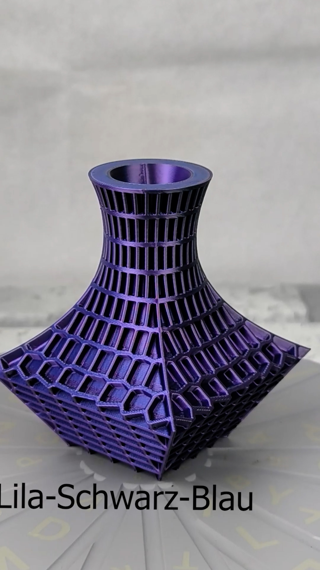 Vase Trocken- und Kunst Blumen Wunschfarbe Moderne geometrischen Design Juvovase