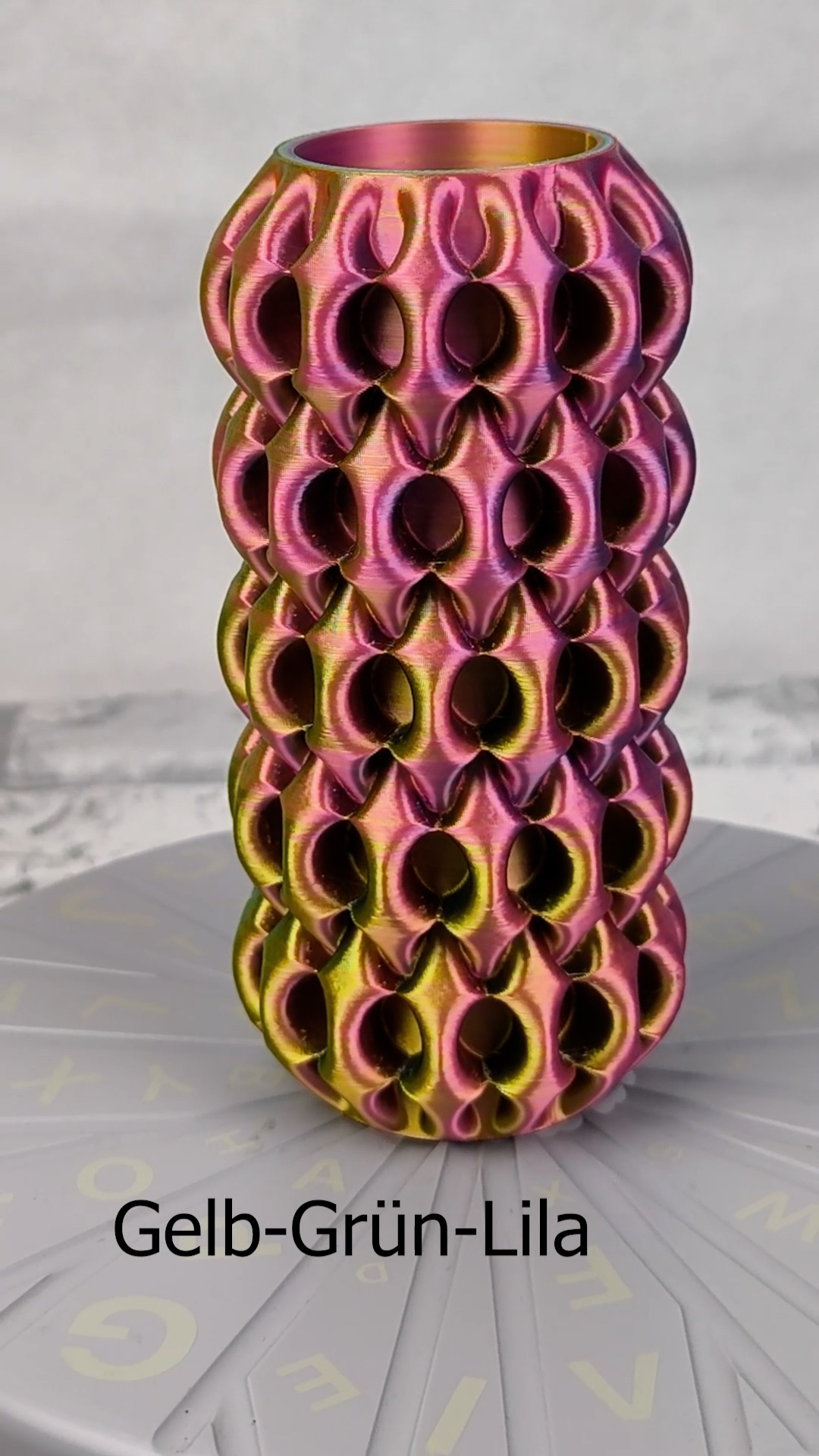 Vase Trocken- und Kunst Blumen Wunschfarbe Moderne geometrischen Design Xiomuvase