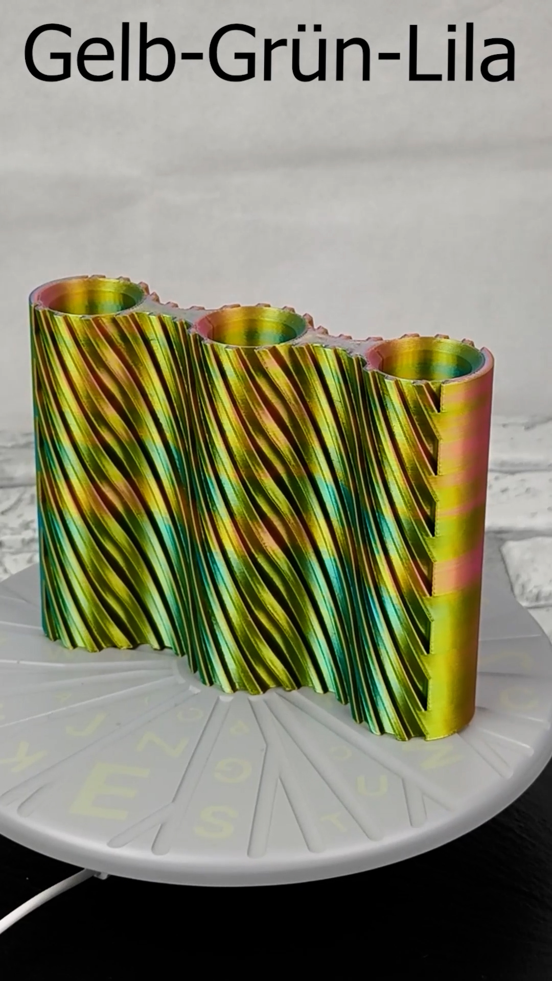 Vase Trocken- und Kunst Blumen Wunschfarbe Moderne geometrischen Design Boravase