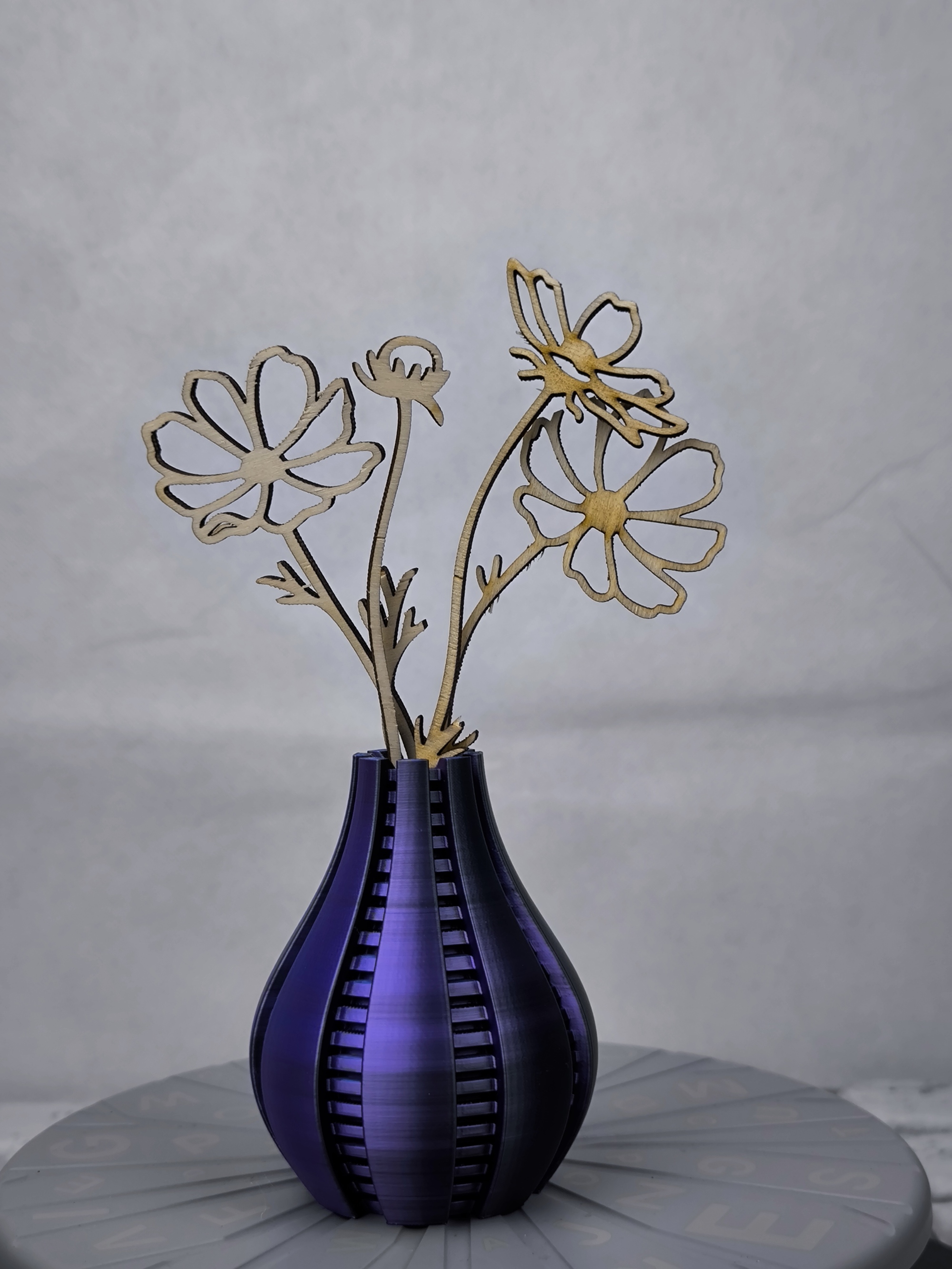 Vase Trocken- und Kunst Blumen Wunschfarbe Moderne geometrischen Design Arikvase