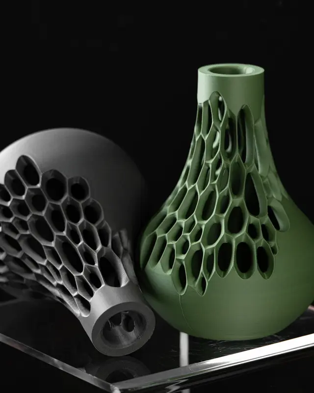 Vase Trocken- und Kunst Blumen Wunschfarbe Moderne geometrischen Design VIRUSVASE