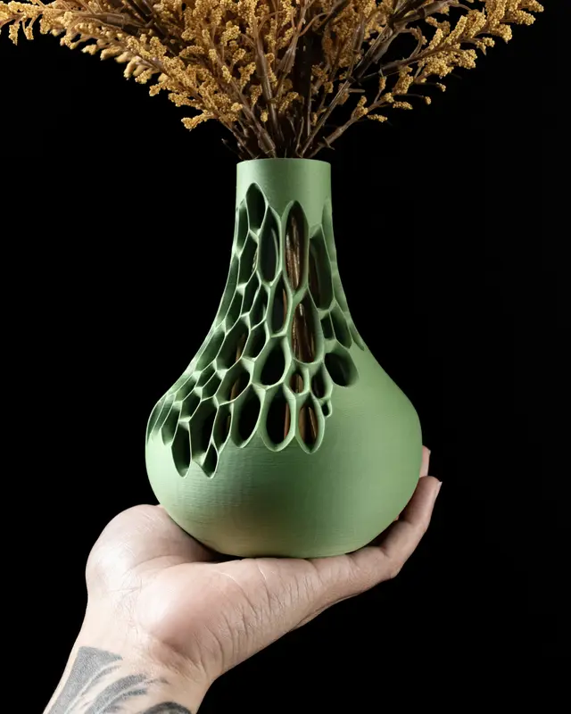 Vase Trocken- und Kunst Blumen Wunschfarbe Moderne geometrischen Design VIRUSVASE