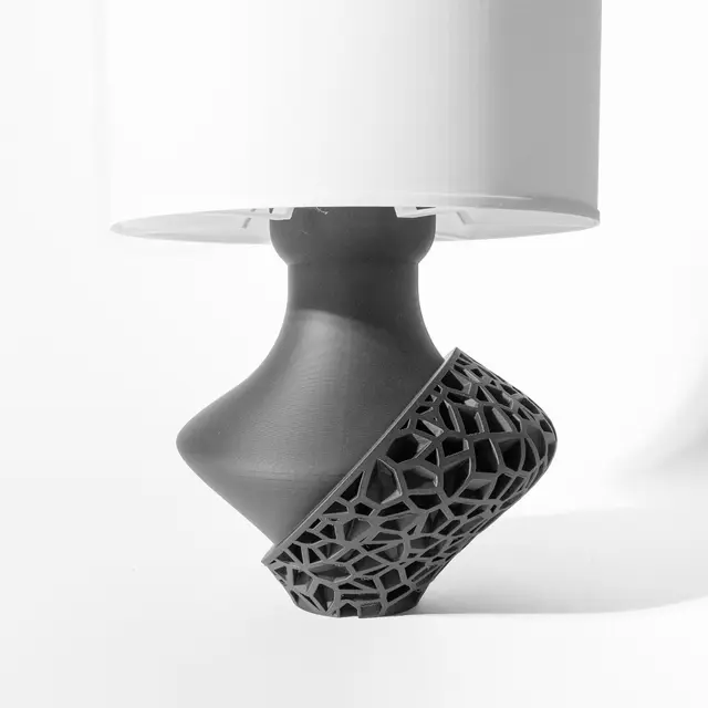 Lampe in Wunschfarbe Moderne geometrischen Design The Vori Lamp Modern and Unique Home Decor for Desk and Table