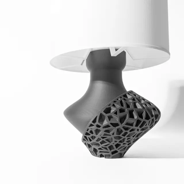 Lampe in Wunschfarbe Moderne geometrischen Design The Vori Lamp   Modern and Unique Home Decor for Desk and Table