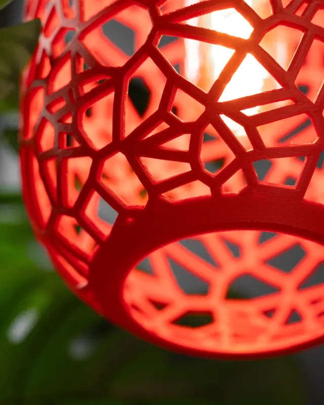 Lampe in Wunschfarbe Moderne geometrischen Design Vori Pendant Lamp 02