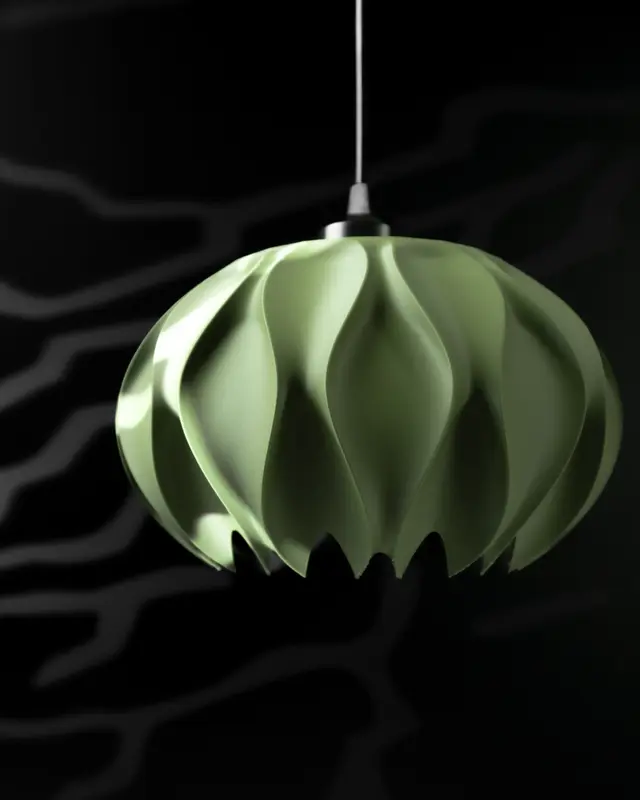 Lampe in Wunschfarbe Moderne geometrischen Design Abyssal Pendant Lamp by MODERN MACHINE