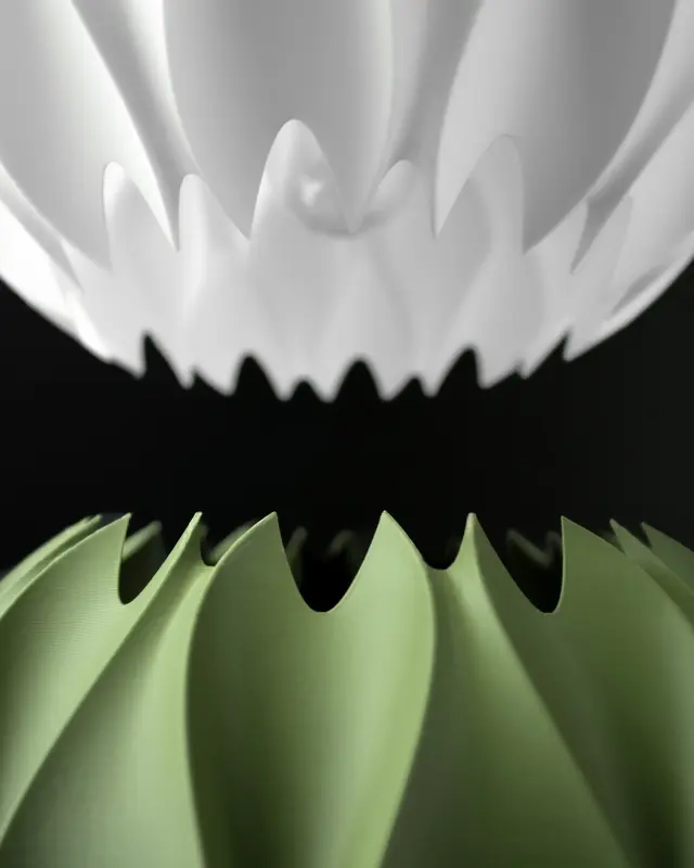Lampe in Wunschfarbe Moderne geometrischen Design Abyssal Pendant Lamp by MODERN MACHINE