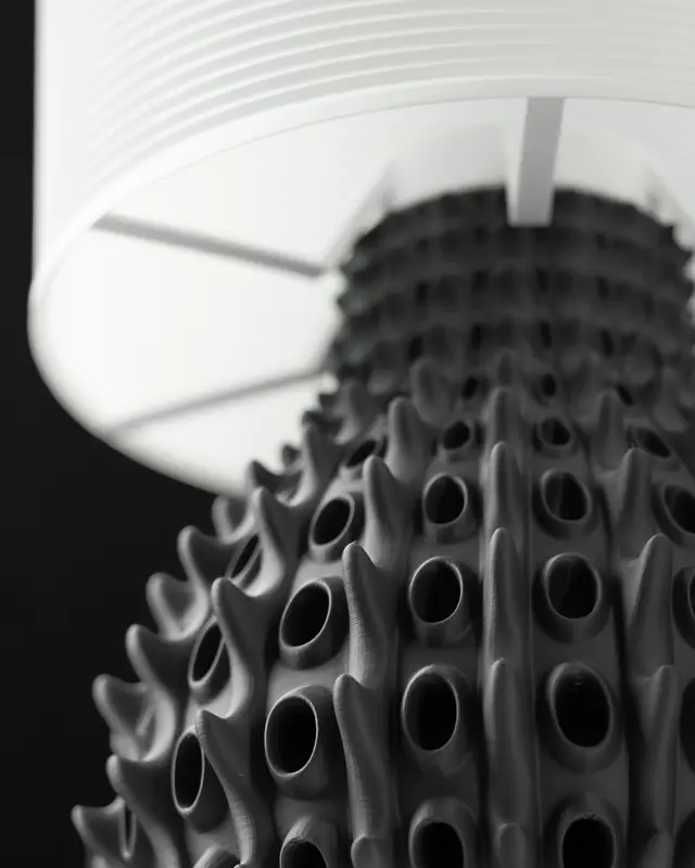 Lampe in Wunschfarbe Moderne geometrischen Design Barnacle Table Lamp by MODERN MACHINE