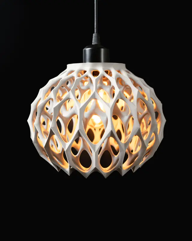 Lampe in Wunschfarbe Moderne geometrischen Design Invader Pendant Lamp by MODERN MACHINE