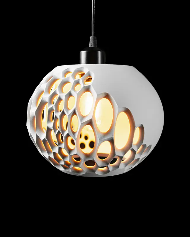 Lampe in Wunschfarbe Moderne geometrischen Design Virus Pendant Lamp by MODERN MACHINE