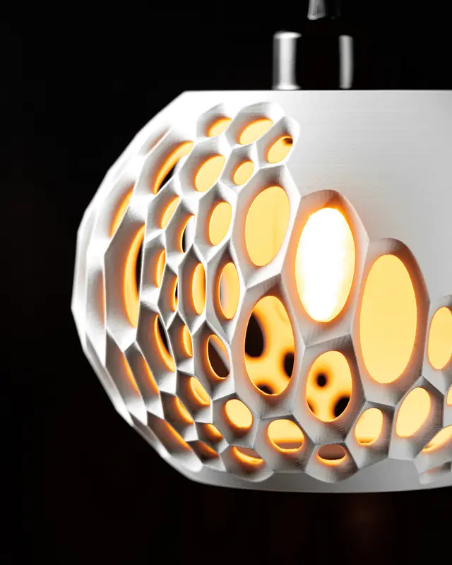 Lampe in Wunschfarbe Moderne geometrischen Design Virus Pendant Lamp by MODERN MACHINE