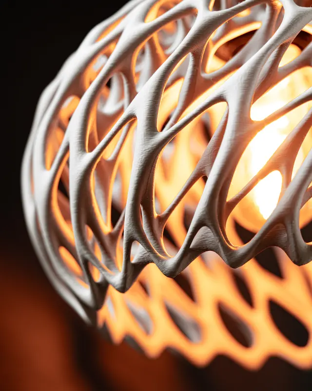 Lampe in Wunschfarbe Moderne geometrischen Design Twisted Pendant Lamp by MODERN MACHINE