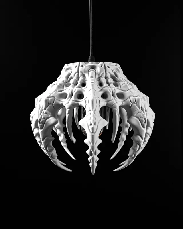 Lampe in Wunschfarbe Moderne geometrischen Design Skeletal Pendant Lamp by MODERN MACHINE