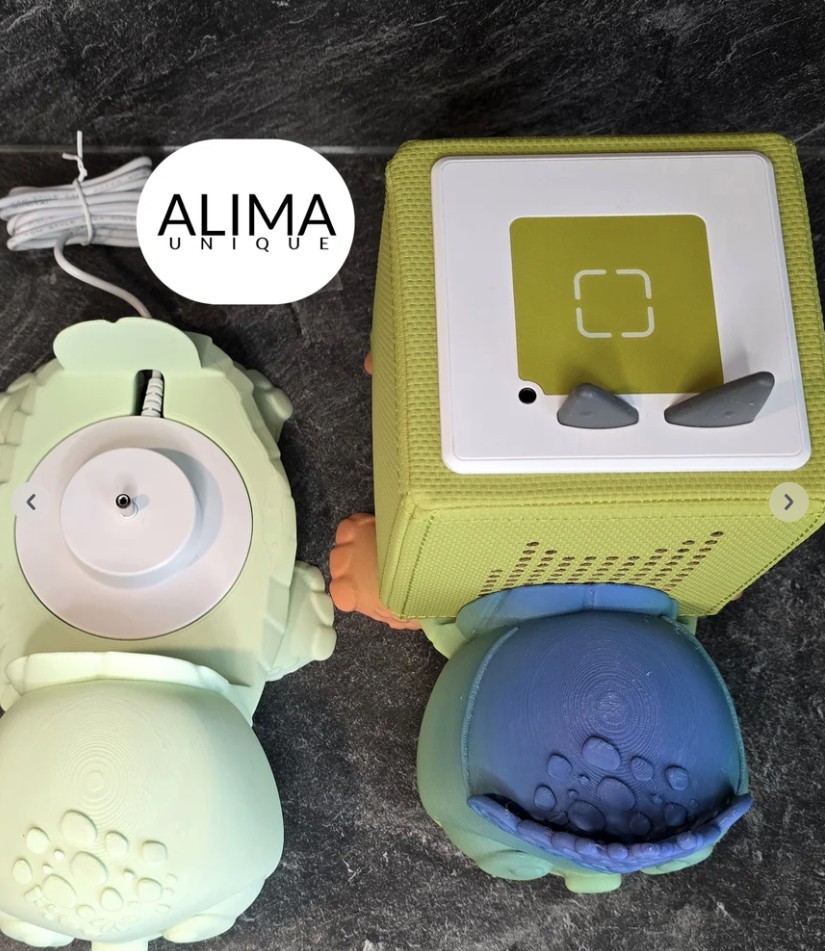 Mr und Mrs. kleine Schildkröte kompatibel mit Toniebox - Halterung in 3D Druck mit Wunschfarben