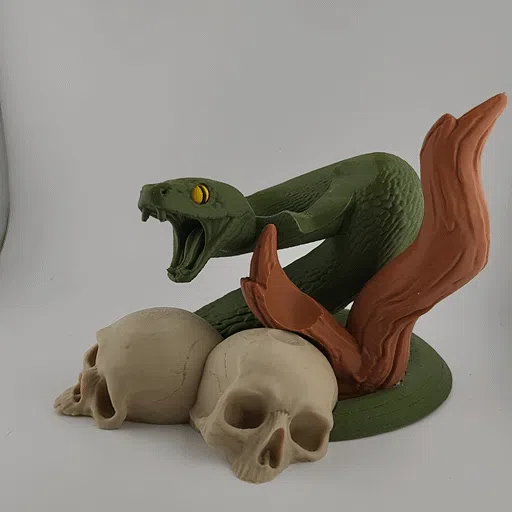 Controller-Halterung – 3D-Druck "Schlange 2" für PS5 kompatibel | Gaming Ständer