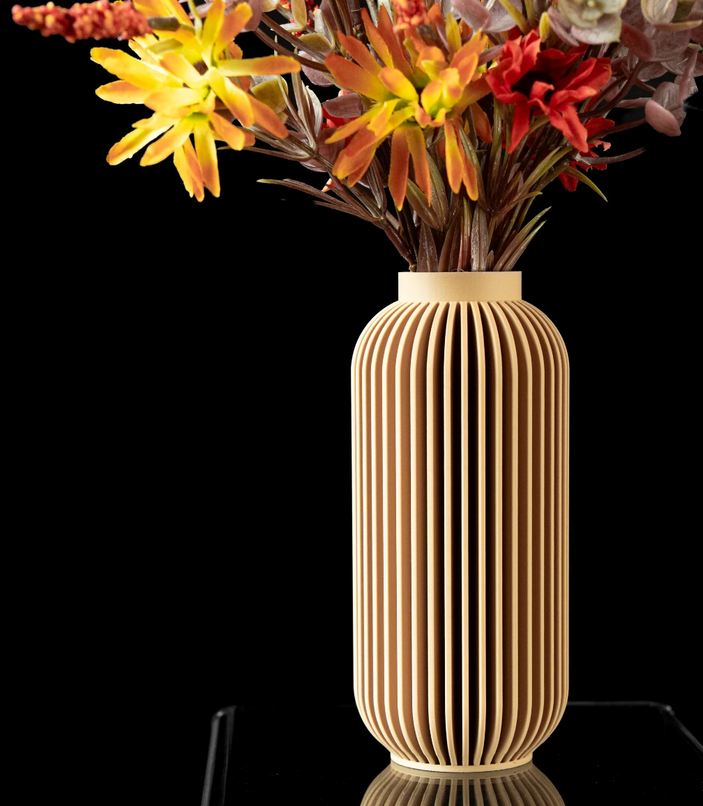 3D Design Blumentopf „Yao Flower Vase 02“ – Moderne Vase/Übertopf aus dem Bergischen Land