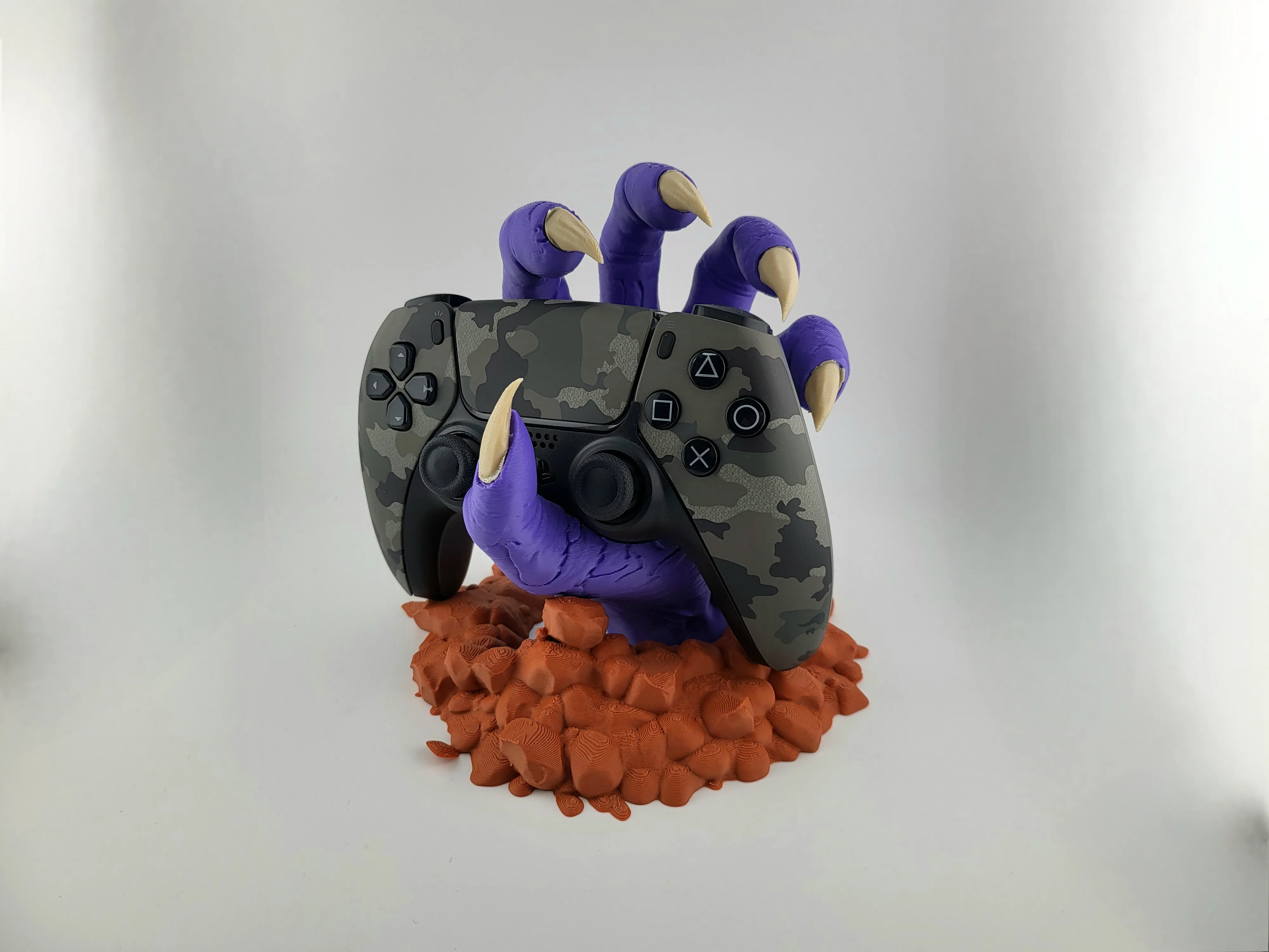 Controller-Halterung – 3D-Druck "Dark Hand" für PS5 kompatibel | Gaming Ständer
