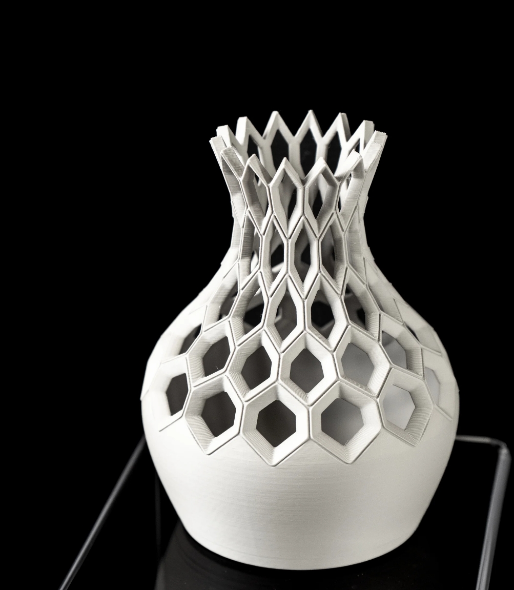 3D Design Blumentopf „Hexa Flower Vase“ – Moderne Vase/Übertopf aus dem Bergischen Land