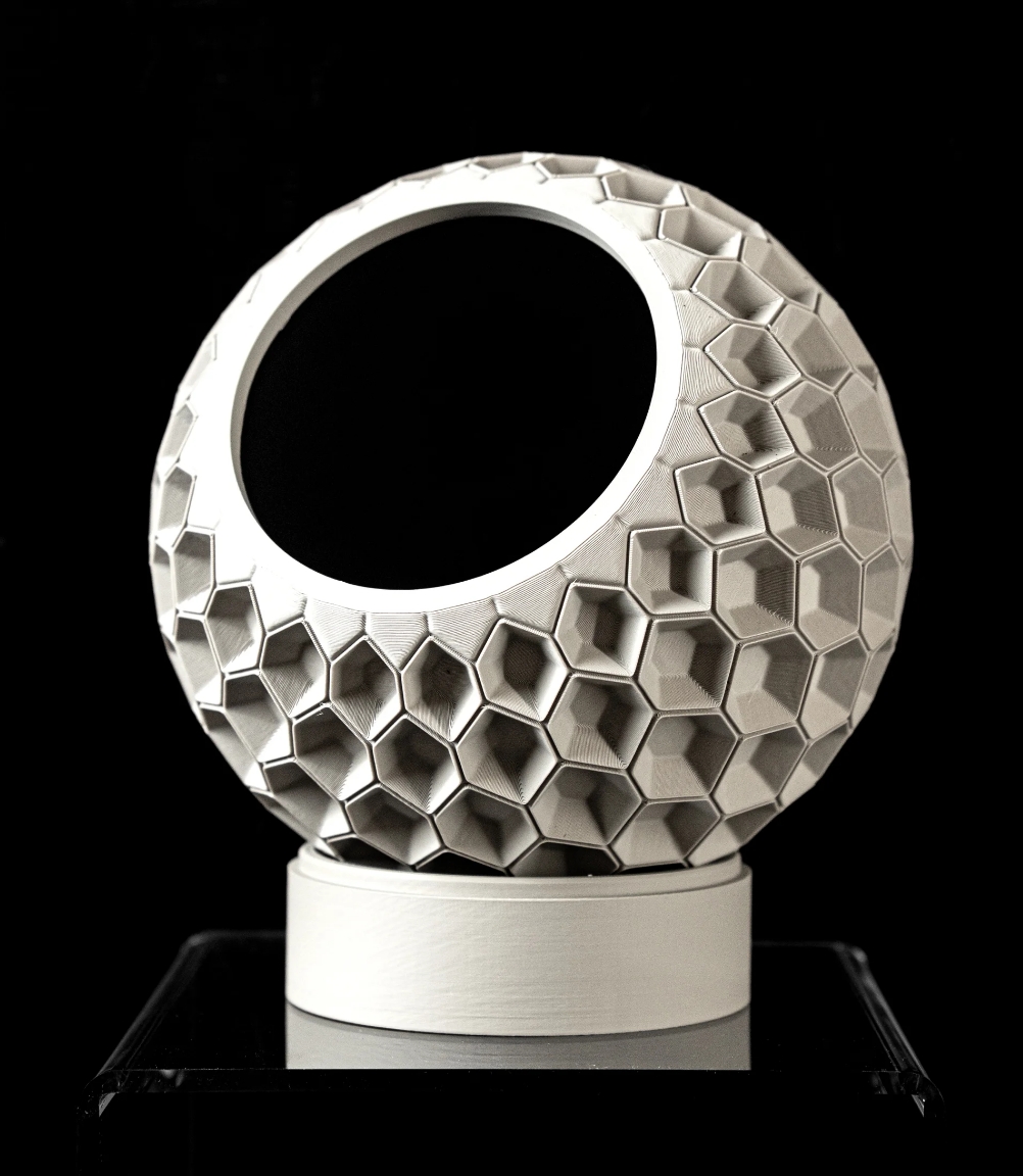 3D Design Blumentopf „Hexa Planter Pot 02“ – Moderne Vase/Übertopf aus dem Bergischen Land