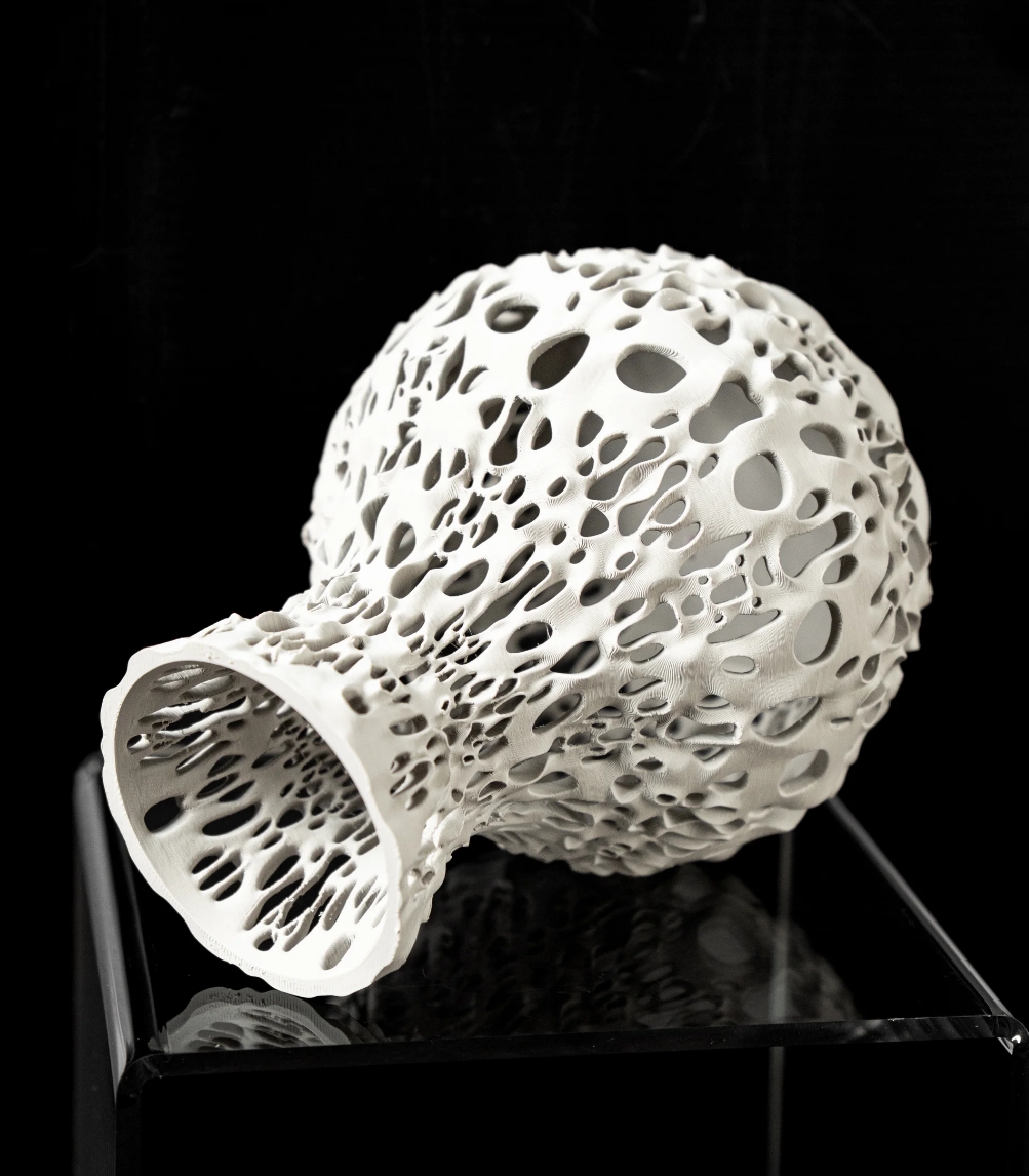 3D Design Blumentopf „Spotted Flower Vase“ – Moderne Vase/Übertopf aus dem Bergischen Land