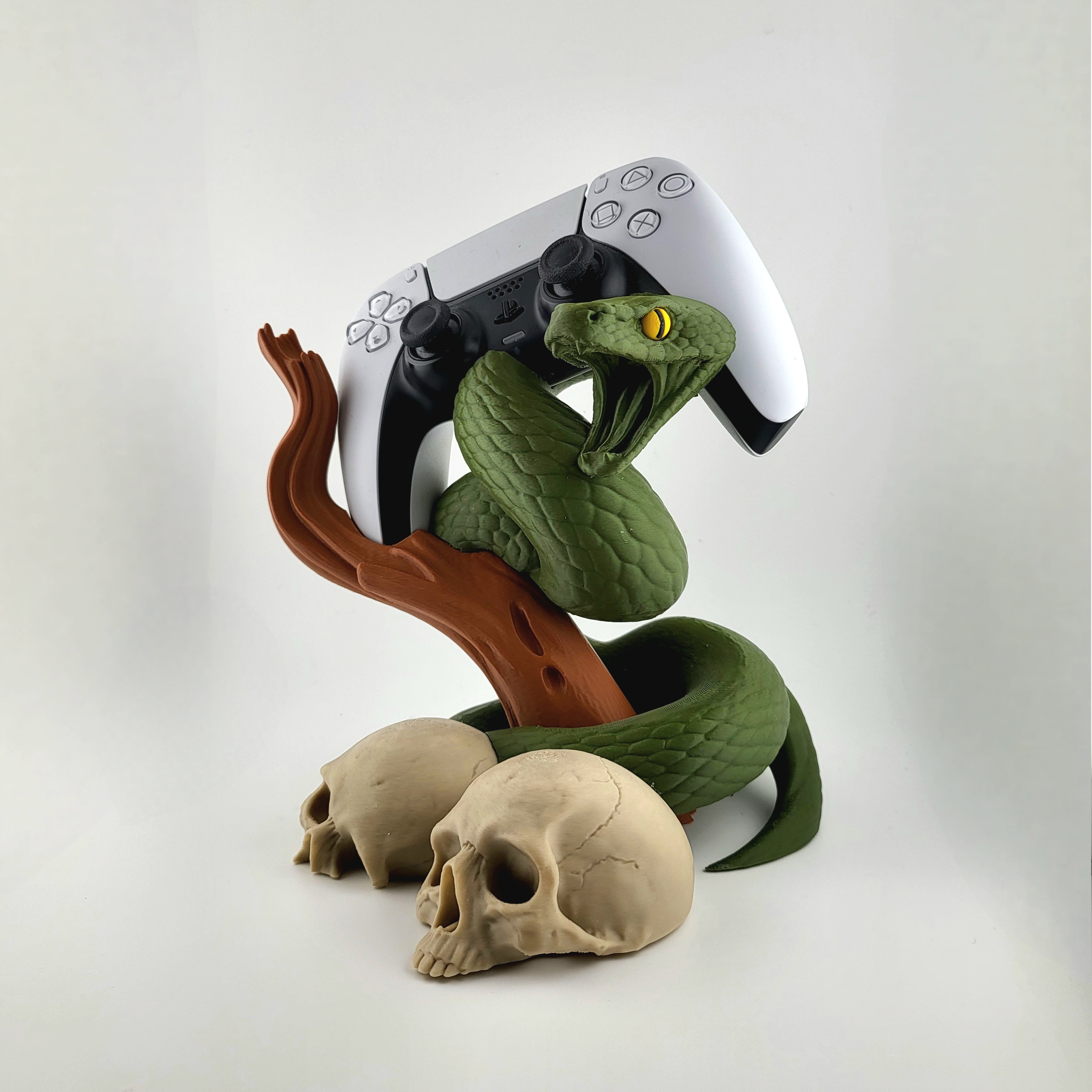 Controller-Halterung – 3D-Druck "Schlange" für PS5 kompatibel | Gaming Ständer